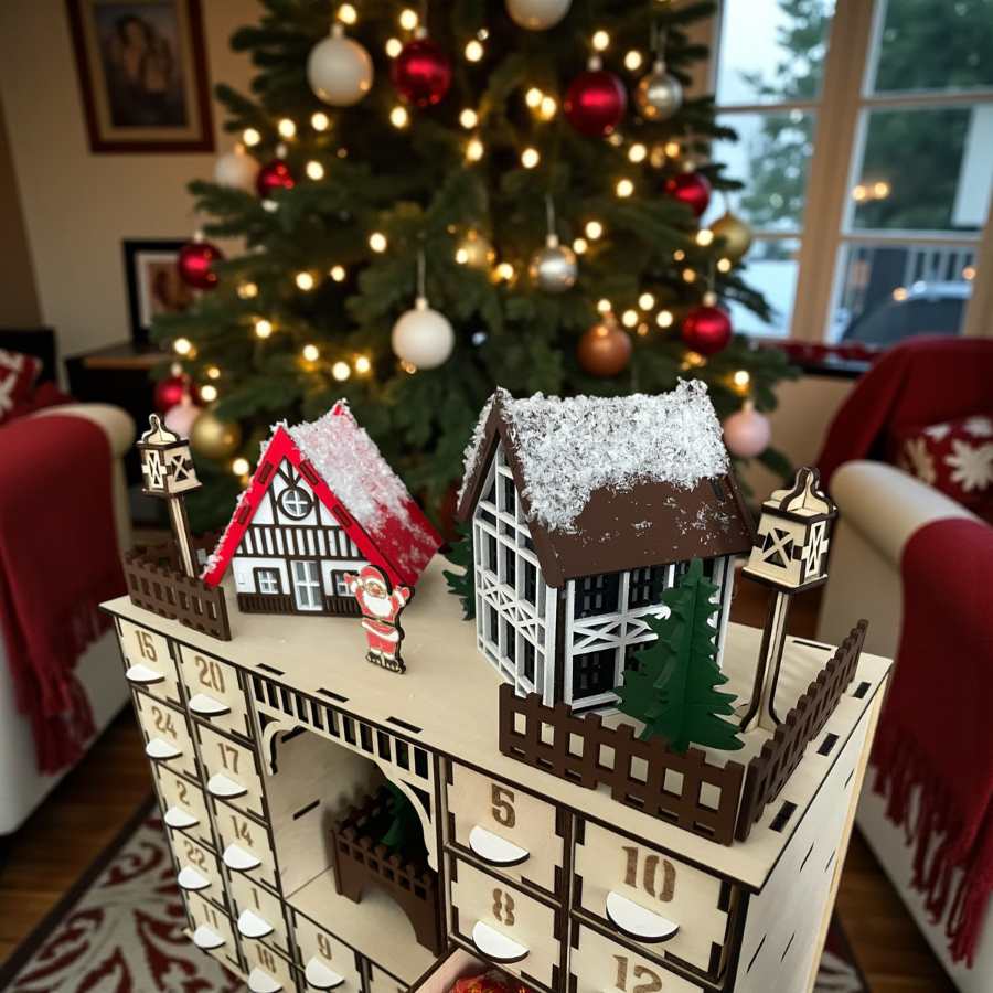 Maison calendrier de l'avent
