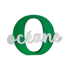 Lettres 3D personnalisées